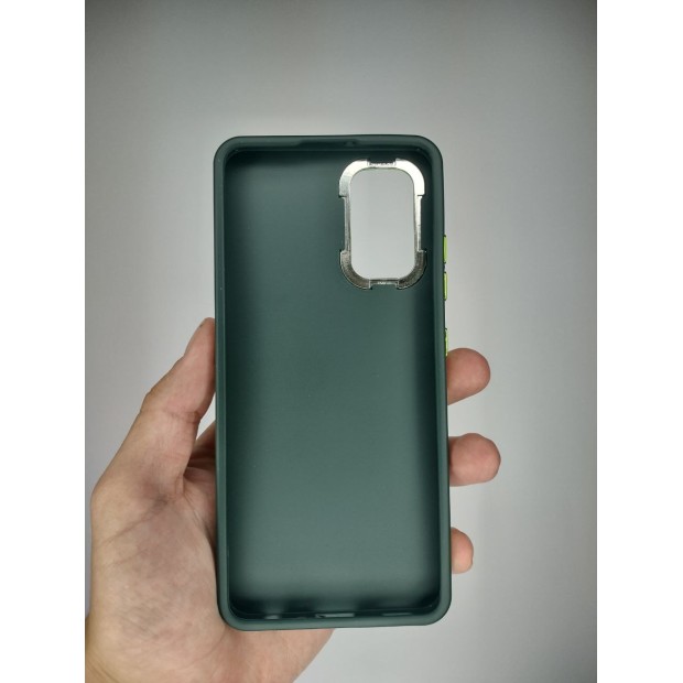 Metal Camera Bumper for Samsung Galaxy A32 (2021) (Dark Green)