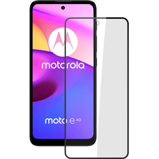 Захисне скло 5D Japan HD для Motorola E40 Black