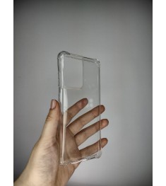 Силіконовий чохол 6D для Samsung Galaxy S21 Ultra (Прозорий)