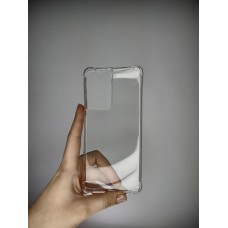 Силикон 6D Samsung Galaxy S21 Ultra (Прозрачный)