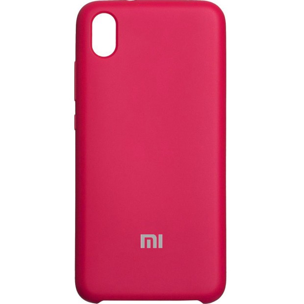 Силикон Original 360 Case Logo Xiaomi Redmi 7A (Малиновый)