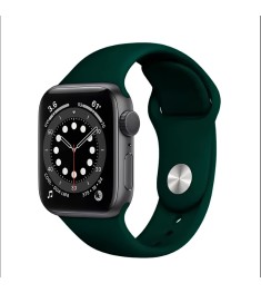 Ремінець Apple Watch Силіконовий 38  /  40  /  41мм (66) Малахіт