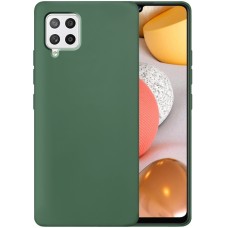 Силикон Original 360 Case Samsung Galaxy A42 (Тёмно-зелёный)