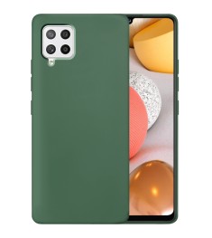 Силіконовий Original 360 Чохол Samsung Galaxy A42 (Темно-зелений)