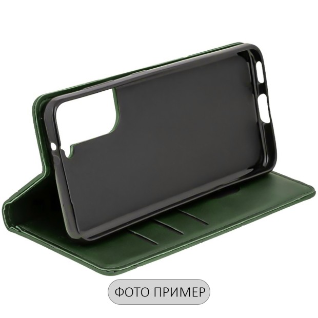 Чехол-книжка Leather Book Xiaomi Mi 10T / Mi 10T Pro (Тёмно-зелёный)