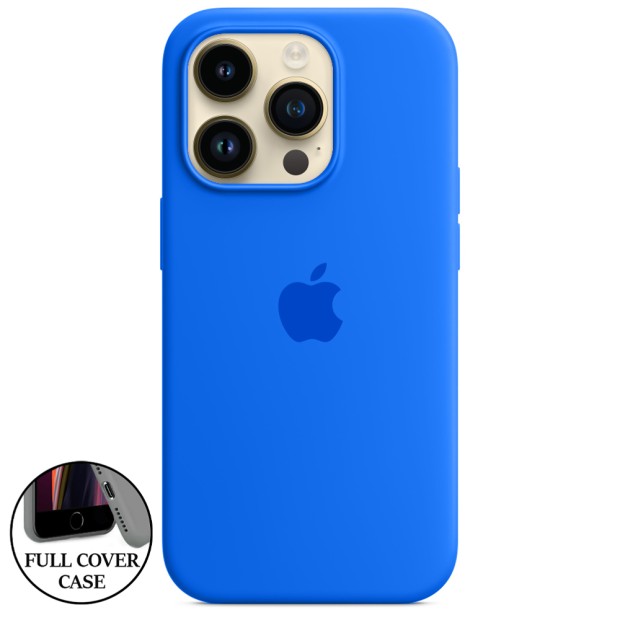 Силіконовий чохол Original Round Case Apple iPhone 14 Pro (12) Royal Blue