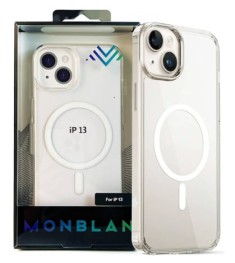 Накладка Monblan Magsafe Apple iPhone 13 Mini (Прозрачный)