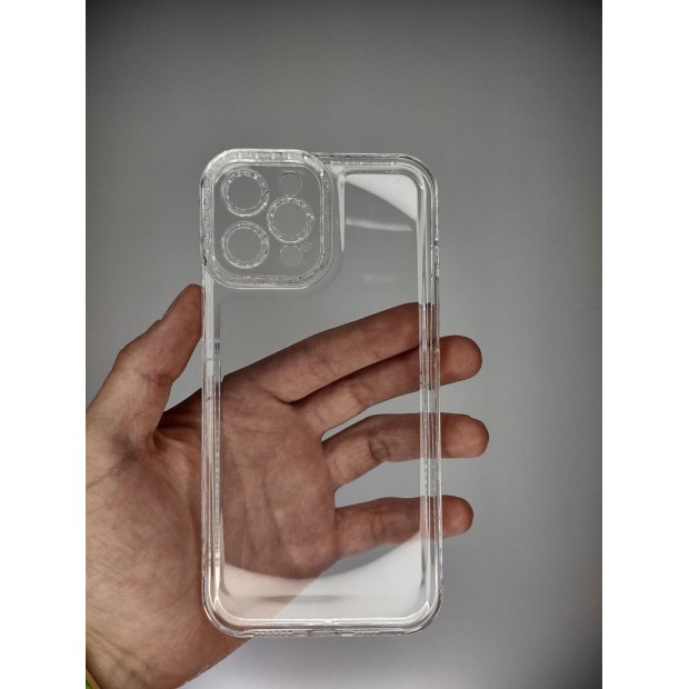 Чохол силіконовий Diamond для Apple iPhone 12 Pro Max (Прозорий)
