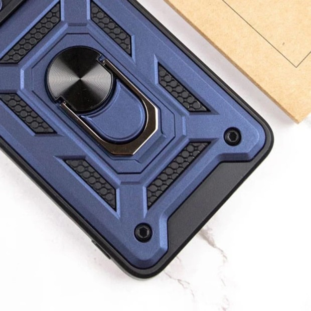 Чохол Ring Serge Armor для Xiaomi Redmi Note 14 4G (ShutCam) (Синій)