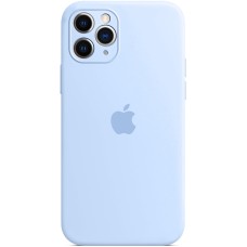 Силіконовий оригінальний чохол RoundCam для Apple iPhone 11 Pro Max (53) Небесно-блакитний