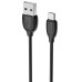 USB-кабель Borofone BX19 Benefit (MicroUSB) (Чорний)