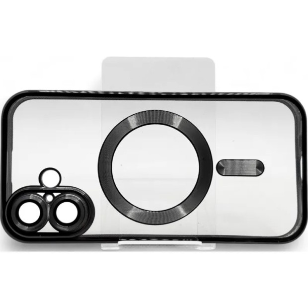 Чохол UMKU Shining з MagSafe для Apple iPhone 16 (Чорний)