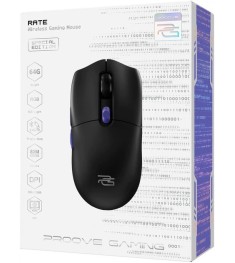 Миша бездротова ігрова Proove Gaming Rate Special Edition (чорна  /  фіолетова) ..