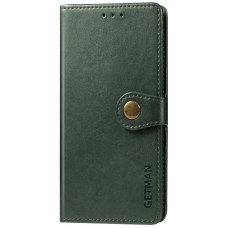 Чехол-книжка Dux Leather Xiaomi Redmi Note 14 4G (Тёмно-зелёный)