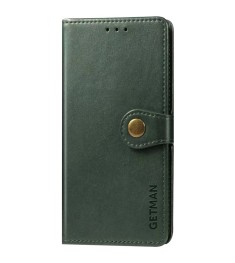 Чехол-книжка Dux Leather Xiaomi Redmi Note 14 4G (Тёмно-зелёный)