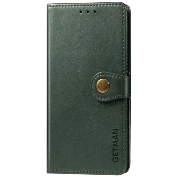 Чехол-книжка Dux Leather Xiaomi Redmi Note 14 4G (Тёмно-зелёный)