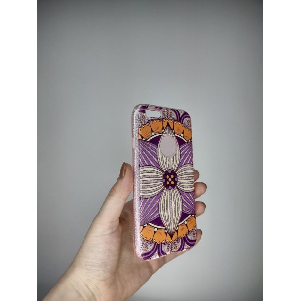Силикон Glitter Apple iPhone 6 / 6s (Lily)
