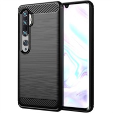 Силикон Polished Carbon Xiaomi Mi Note 10 / Mi Note 10 Pro (Чёрный)