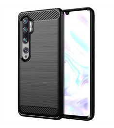 Силикон Polished Carbon Xiaomi Mi Note 10 / Mi Note 10 Pro (Чёрный)