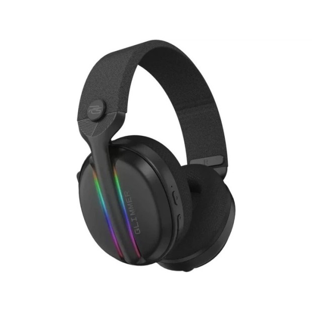 Беспроводные игровые накладные наушники-гарнитура Proove Gaming Glimmer (APP) (Black/Purple)