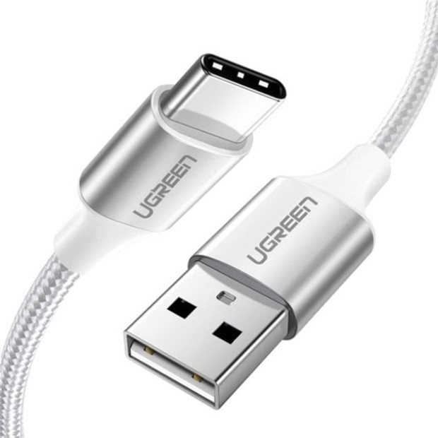 USB-кабель UGREEN US288 3A (2м) (Type-C) (Білий) (60133)