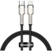 USB-кабель Baseus Cafule Metal Data 20W (2m) (Type-C to Lightning) (Чорний) CATLJK-B01