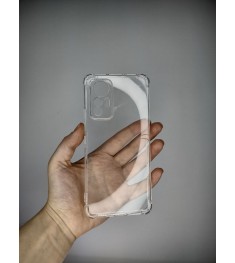 Силіконовий чохол 6D для Xiaomi Redmi Note 12S 4G (ShutCam) (Прозорий)