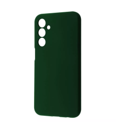 Чохол Silicone Case Samsung Galaxy S24 FE (Темно-зелений)
