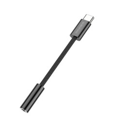 AUX-адаптер Borofone BV15 3.5mm to Type-C (Чёрный) AUX-адаптер Borofone BV15 3.5mm to Type-C (Чёрный)