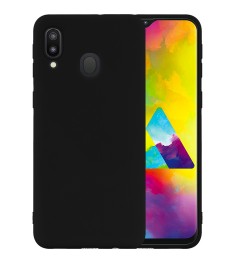 Силіконовий чохол iNavi Color для Samsung Galaxy M20 (чорний)