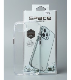 Силіконовий чохол Space Case для Apple iPhone 16e (Прозорий)