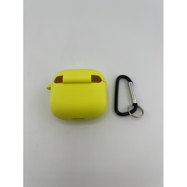 Чохол для навушників Full Silicone Case with Microfiber Apple AirPods 4 (40) Flash