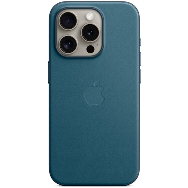 Case FineWoven with MagSafe for Apple iPhone 15 Pro (Pacific Blue) (Original)