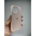Силіконовий оригінальний чохол круглої форми для Apple iPhone 15 Pro (08) Пісочний рожевий