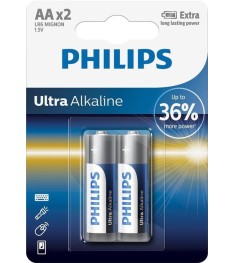 Батарейка Phillips Ultra Alkaline AA BLI (2шт) DT