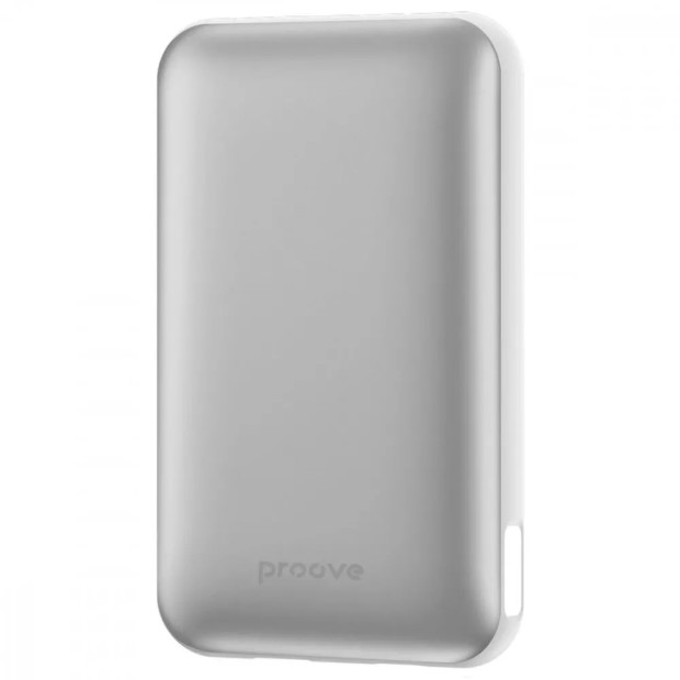 Бездротовий акумулятор Proove Vibe Energy Plus 22.5W 10000mAh (White / Silver)