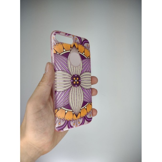 Силіконова блискуча накладка для Apple iPhone 7 Plus / 8 Plus (Лілія) Силіконова блискуча накладка для Apple iPhone 7 Plus / 8 Plus (Лілія)