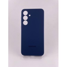 Чехол Silicone Case with MagSafe Samsung Galaxy S24 Plus/ S25 Plus (Тёмно-синий)