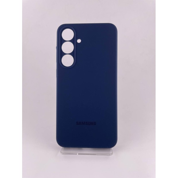 Чохол Silicone Case with MagSafe Samsung Galaxy S24 Plus /  S25 Plus (Темно-синій)