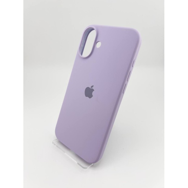 Силіконовий чохол Original Round для Apple iPhone 16 Plus (71) Світлий Гліциній