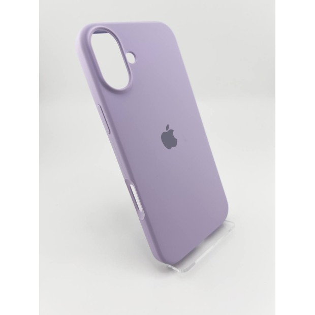 Силіконовий чохол Original Round для Apple iPhone 16 Plus (71) Світлий Гліциній