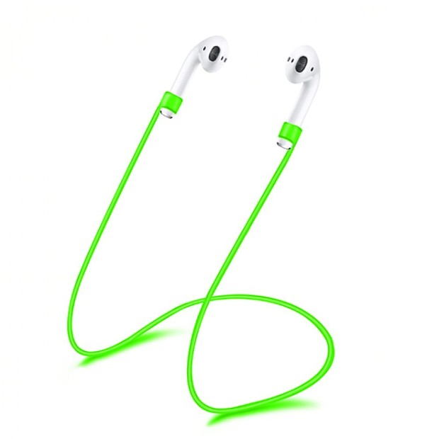 Силіконовий шнурок для Apple AirPods 55 см (Зелений)