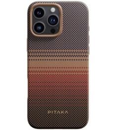 Накладка Pitaka захисний чохол військового класу Захід сонця для Apple iPhone 16..