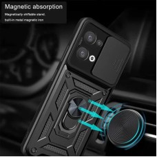 Бронь-чехол Ring Serge Armor Case Xiaomi Redmi Note 13 Pro 5G (ShutCam) (Чёрный)