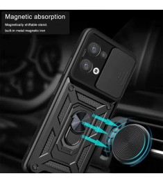 Чохол-броня Ring Serge Armor Case для Xiaomi Redmi Note 13 Pro 5G (ShutCam) (Чор..
