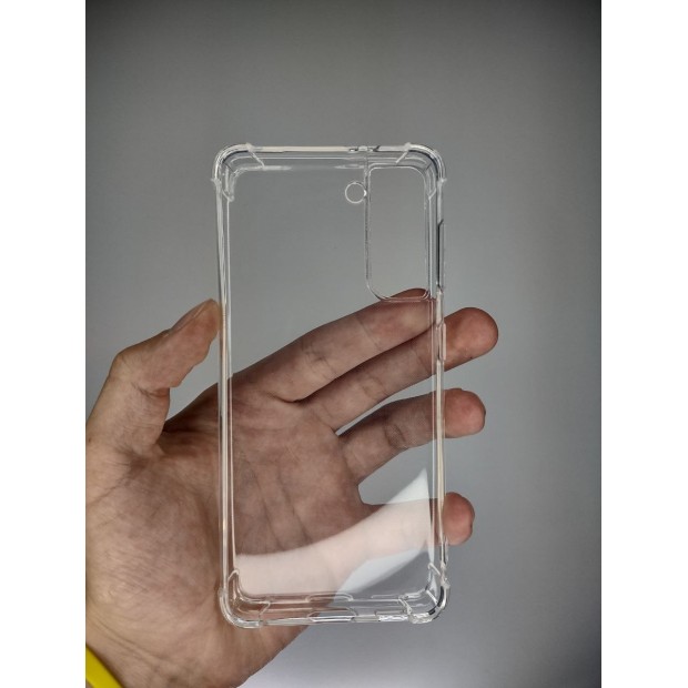 Прозорий силіконовий чохол 6D для Samsung Galaxy S21