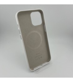 Чохол з силікону з MagSafe для Apple iPhone 12 Pro Max (білий)