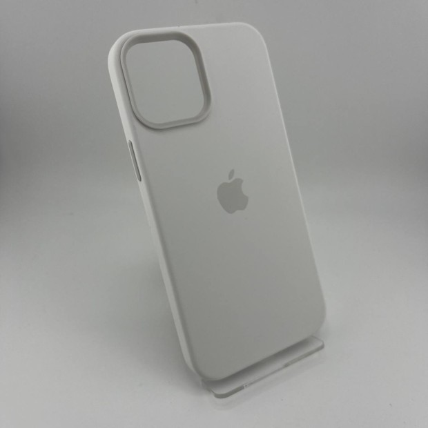 Чохол з силікону з MagSafe для Apple iPhone 12 Pro Max (білий)