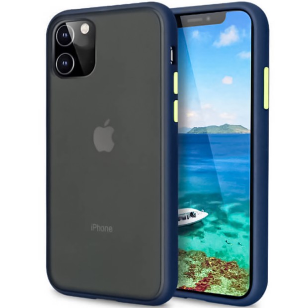 Накладка Totu Gingle Series Apple iPhone 14 (Тёмно-синий)