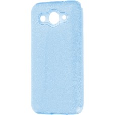 Силіконовий чохол Glitter для Huawei Y3 (2017) (синій)